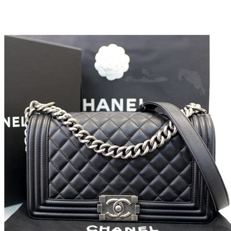 Chanel boys black accessories